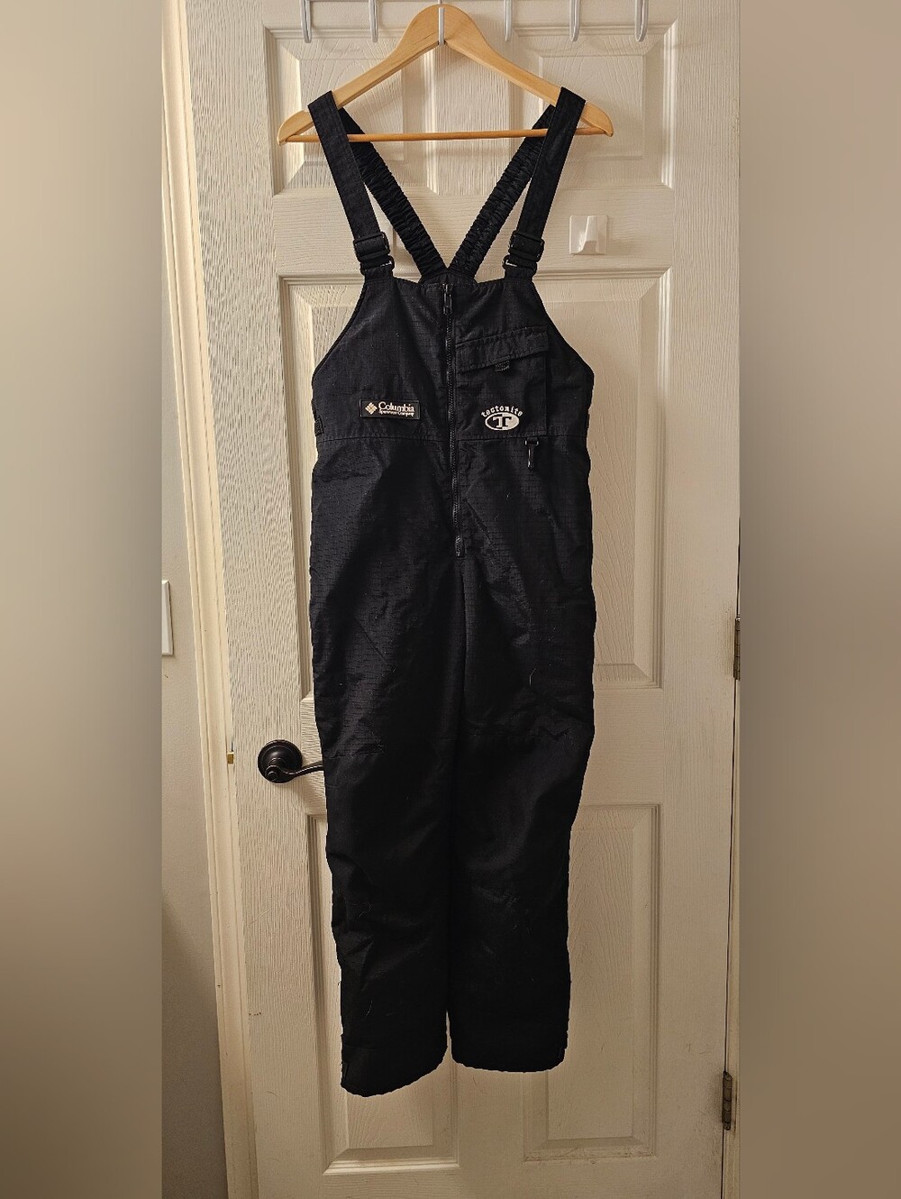Columbia kids unisex Black Insulated Bib Snow Pants
